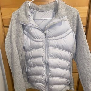 London Fog Silver Puffer Coat